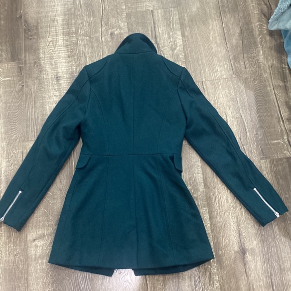 H&M wool jacket. Blue/green. Size 2 - Picture 4 of 6